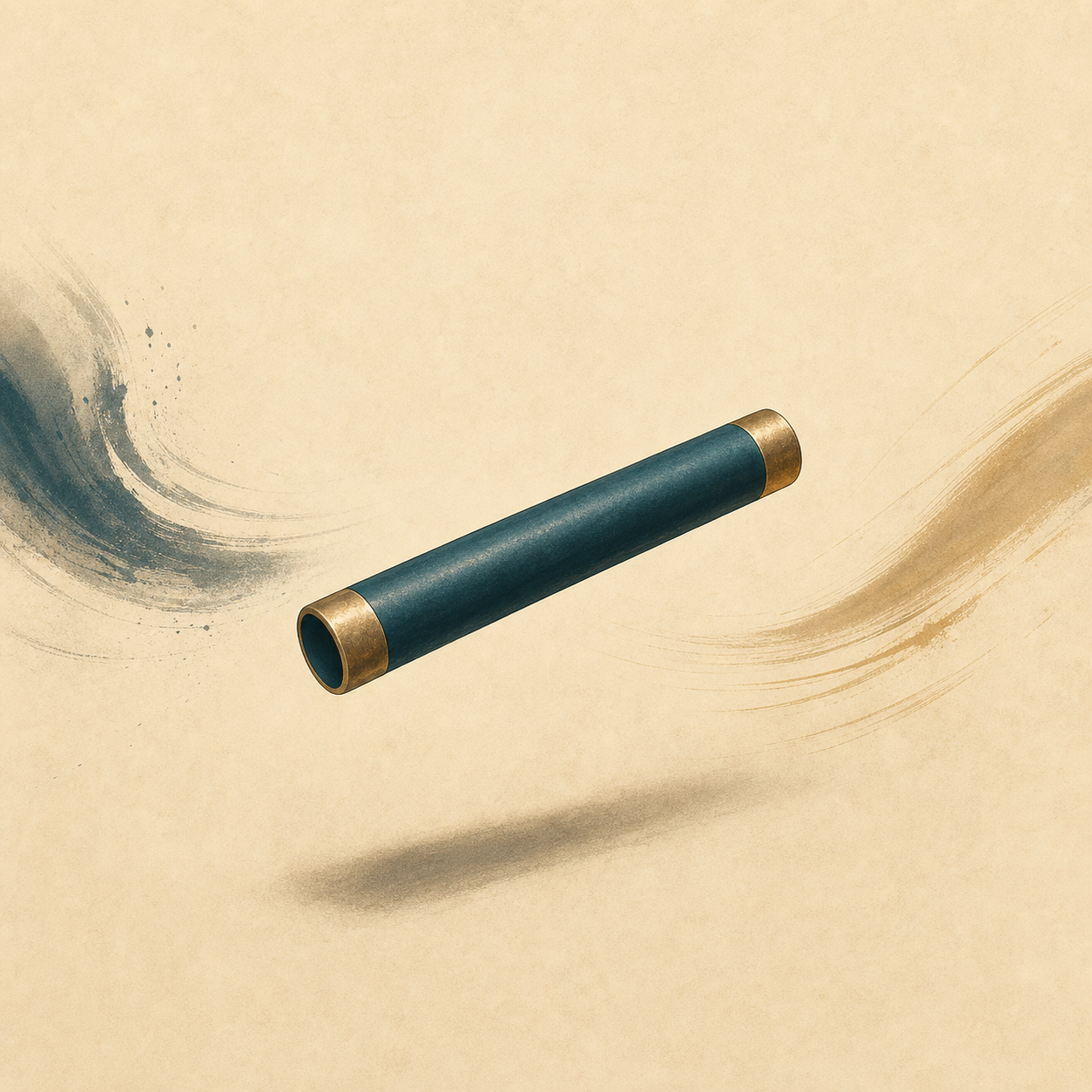 A relay baton floating mid-air, symbolising trust in autonomous handoff